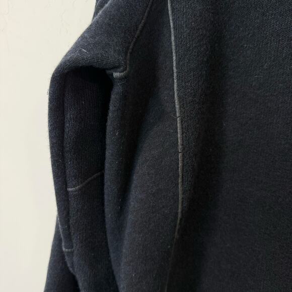 KUHL Men's Interceptr Quarter Zip Fleece Pullover Sweatshirt Navy Blue XL - Picture 4 of 10